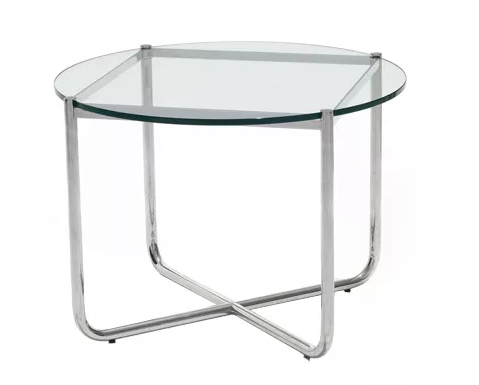 Knoll International MR Table Loungetisch rund Glas