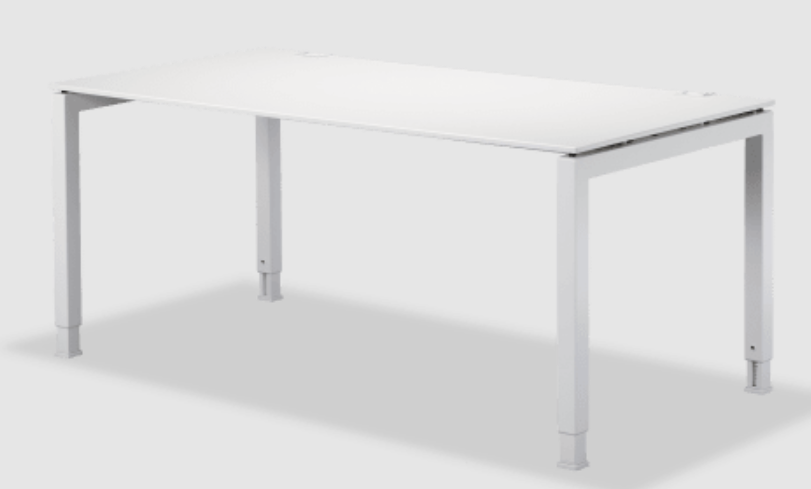 K+N Basic 4 Schreibtisch 4 fuß weiß 160 x 80 cm 